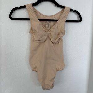 SKIMS Beige One-Piece Bodysuit